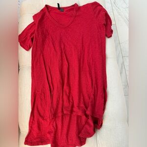 Anthro left of center Red Shirt